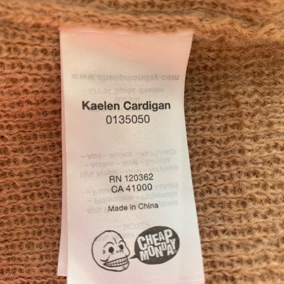 Kaelen Mohair Cardigan by Cheap Monday (discontinued) / Brand New - Picture 5 of 8